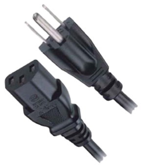 LT-202+501 USA UL Power Cord Nema 5-15P, IEC 320 C13