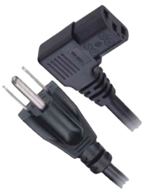 LT-202+511R&L USA UL Power Cord Nema 5-15P, IEC 320 C13