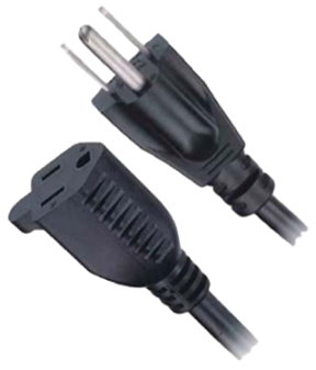 LT-202+601 USA UL Power Core Nema 5-15P, NEMA 5-15R