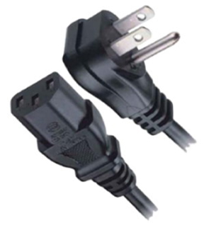 LT-212+501 USA UL Power Cord Nema 5-15P, IEC 320 C13