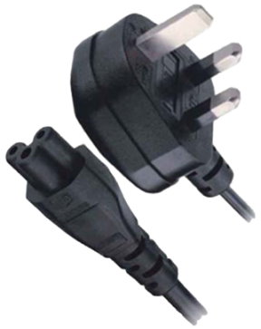 LT-318+535 UK Power Cord BS 1363/A, IEC 320 C5