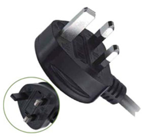 LT-328 UK Power Cord BS 1363/A, Singapore Power Cord