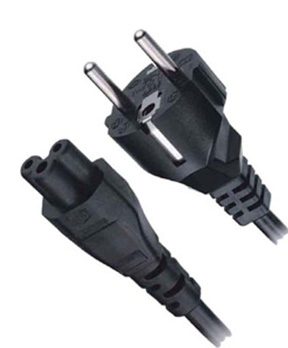 LT-312+535 Europe power cord, Schuko CEE7/7 to C5
