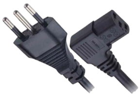 LT-319+511R&L Italy power cord - CEI 23-50, IEC 320 C13